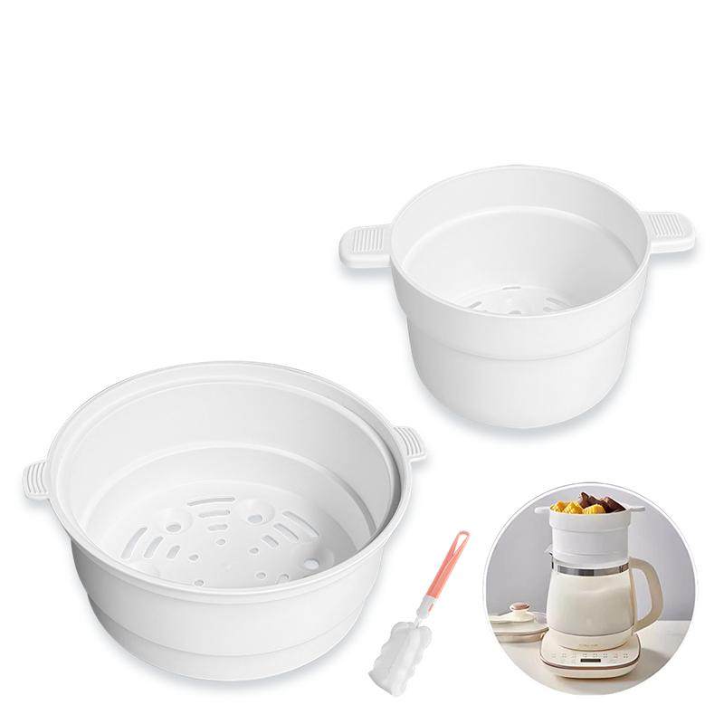 养生壶配件蒸笼通用新飞志高养生壶蒸架蒸格加厚食品级PP材质蒸帘