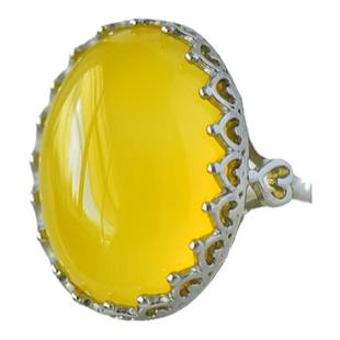 S925纯银戒指空托男女爱心包边DIY7*9*118*10*12*1613*18玉石镶嵌