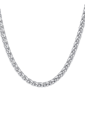 周大生男士纯银项链潮牌