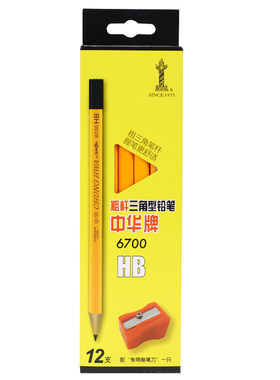 中华儿童正姿铅笔6700三角型粗杆
