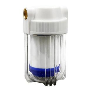 5寸10寸颗粒活性炭UDF滤芯前置过滤器家用自来水净水器透明4/6分