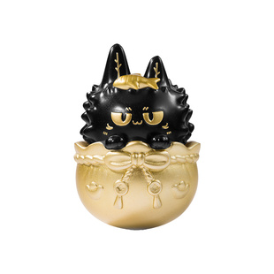 国家宝藏你好历史富贵狸猫不倒喵创意可爱猫咪不倒翁桌面解压摆件
