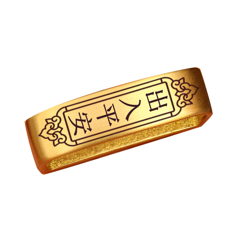 匠心致手工男士纯铜皮带扣铜环圈板扣花纹实心黄铜腰带环铜针扣头