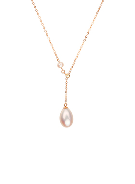 项链锁骨链可调节复古珍珠项链