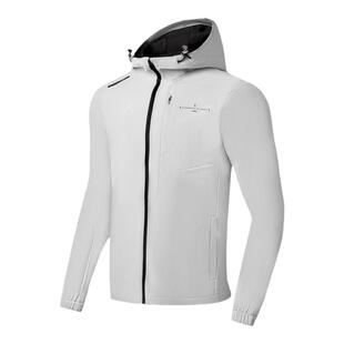 李宁风衣外套男士2026春季款连帽防风运动冲锋夹克女团购AFDT753