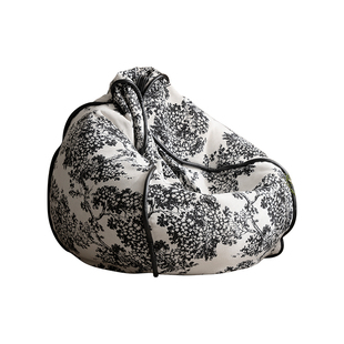 懒小姐中复古风懒人沙发豆沙袋单人小户型阳台客厅可躺可睡榻榻米