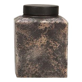 寂艺复古手作鎏银茶叶罐精品高档陶瓷茶叶密封罐家用茶室储茶罐大