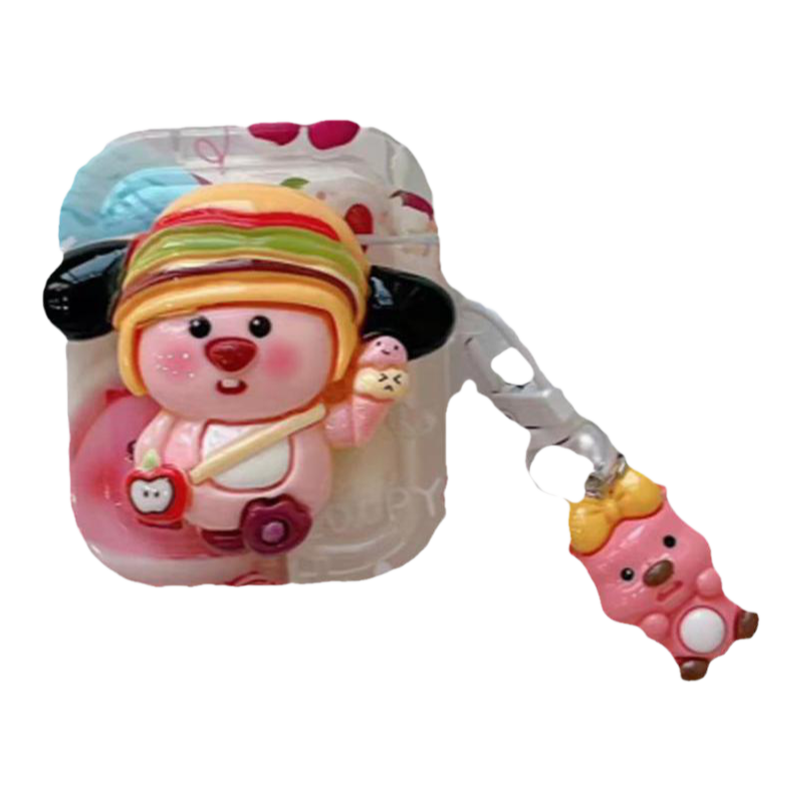 立体可爱网红loopy适用airpodspro2代保护套苹果耳机保护壳airpods3无线蓝牙耳机套airpod1/2代