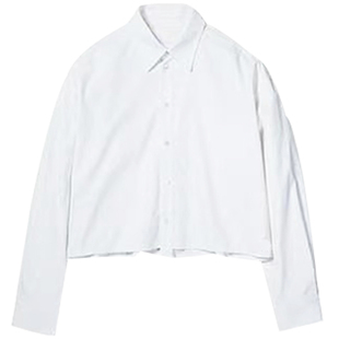 gulufen春夏韩剧女神降临林周京维C同款韩版简约百搭宽松白衬衫