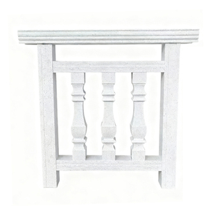 户外铝合金仿石栏杆阳台护栏楼梯扶手别墅露台罗马柱围栏扶手栅栏