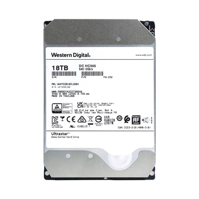 西部数据NAS企业级18TB硬盘HC555