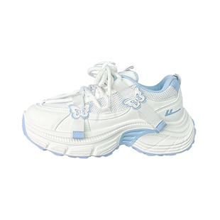 回力厚底老爹鞋女款2025新款冬季加绒鞋子女鞋百搭学生休闲运动鞋