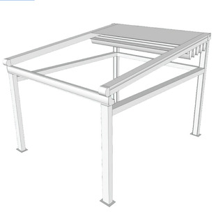 阳光房电动天幕折叠伸缩式棚子遮阳棚户外阳台别墅庭院楼顶遮雨棚