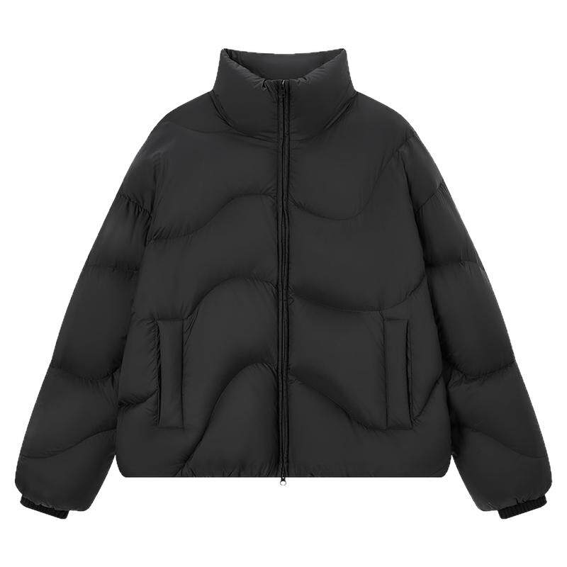 流石男装短款极寒加厚羽绒服2026年冬季新款男士时尚立领面包服潮