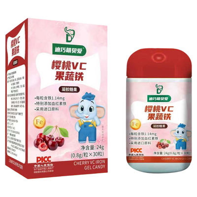 迪巧萌贝爱vc铁特别添加血红素铁