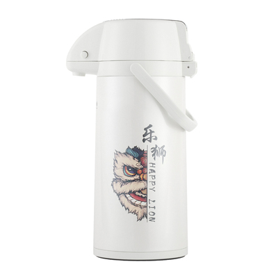 乐狮按压式热水瓶大容量暖水壶