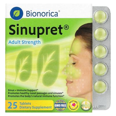 仙璐贝,Sinupret，鼻窦 + 机体抵抗帮助，成年人力量，25 片