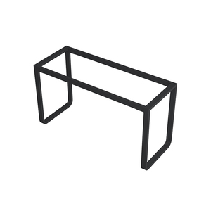 定制桌腿支架铁艺办公电脑会议书桌支撑脚茶台大理石岩板餐桌架子