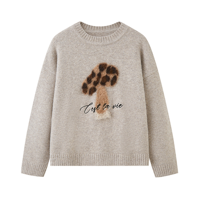 DIDDIMODA提花毛衣/菱格毛衣/牛仔裤