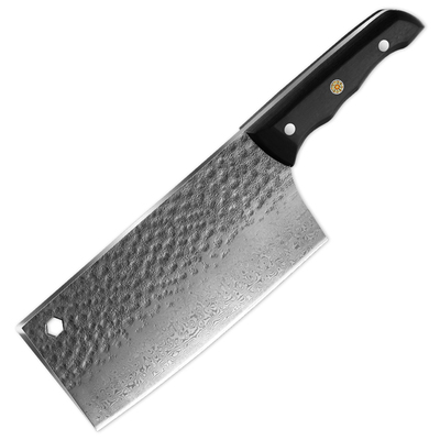 兴刃大马士革钢菜刀家用厨房刀具厨师专用锋利切菜切片刀斩切两用