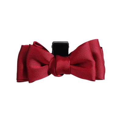 新年红色毛绒小抓夹女2026新款前额刘海发夹侧边发卡过年夹子头饰