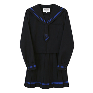 【月野HOUSE】*栗山中等部*原创设计花绀二本一体领水手服JK制服