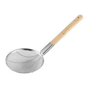 不锈钢大漏勺过滤网不锈钢笊篱厨房商用捞面勺漏网捞篱捞勺油炸