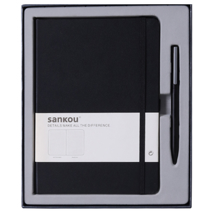 文具套装礼盒定制三口A5精装笔记本套装定制可印logo高档商务办公记事本本子和笔刻字工作日记本公司年会礼物