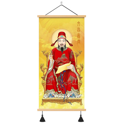 文昌帝君供奉画像挂画