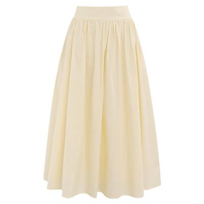 从那以后纯色垂感半身裙法式伞裙