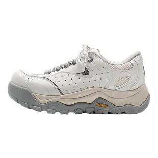 多嘴驴Donkey厚底登山鞋男春季增高透气老爹鞋白色百搭运动鞋女