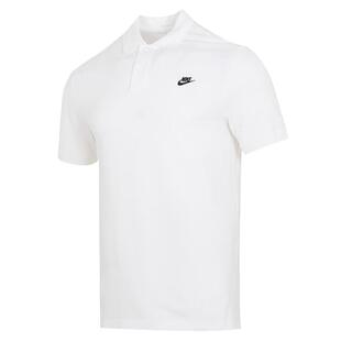 滔搏NIKE耐克男子CLUB短袖翻领T恤POLO衫白色简约短袖FN3895-100