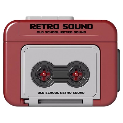 复古录音机挂件钥匙扣迷你播放器