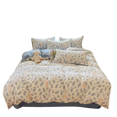 2025新款全棉被套单件150x200x230加厚磨毛单人被罩纯棉单独被单