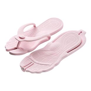 可拆卸旅行拖鞋便携折叠出差男女士浴室防滑情侣沙滩人字拖凉拖鞋