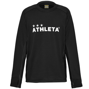 ATHLETA阿仕利塔保暖加绒长袖男运动训练上衣儿童圆领套头衫04160