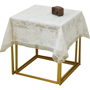 蕾丝床头柜盖布ins风简约现代轻奢家具防尘布遮盖防灰尘家用盖巾