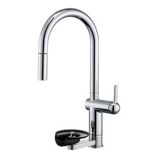 2026新款厨房水槽可抽拉伸缩冷热水龙头带高压洗杯器防溅