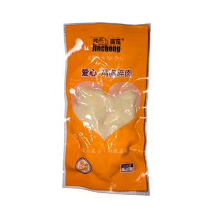晋宠爱心碎鸡胸肉猫零食狗零食40克一袋通用湿粮包宠物零食袋装