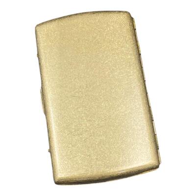 双枪12支黄铜烟盒超薄便携防水