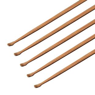 煤竹小头挖勺耙采耳技师挖耳勺扬州清水竹制煤竹耳扒挖木掏耳工具