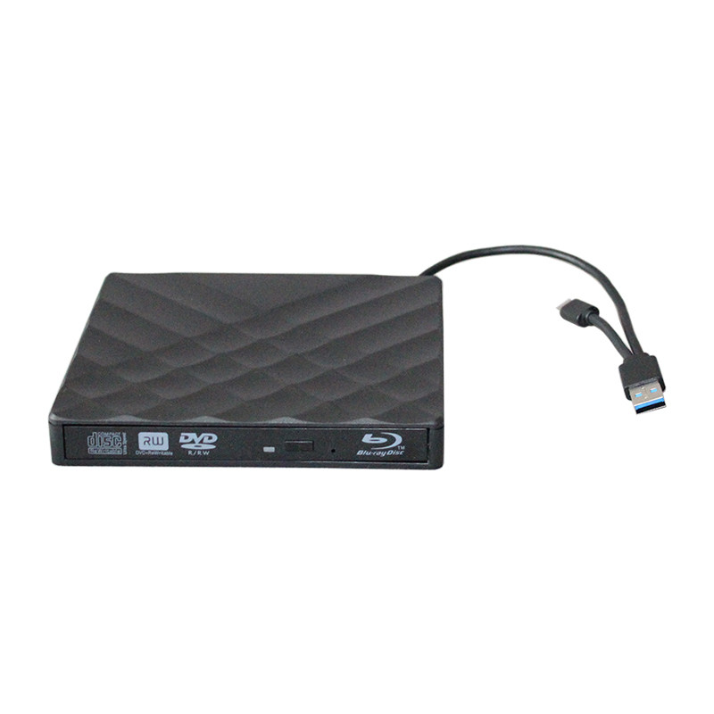 USB3.0+TYPE-C外置蓝光DVD光驱CD刻录 移动笔记本电脑MAC通用外挂