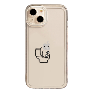 拉屎抓屁股火柴人适用苹果16手机壳iphone15promax情侣14plus搞怪13mini趣味12新款11沙雕x搞笑8恶搞17套xs/7