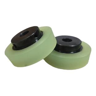 定做胶轮胶辊聚氨酯包胶滚筒主动轮从动轮铝芯滚轮导轮裁线机胶轮