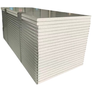 彩钢泡沫夹心岩棉墙体外保温体系隔墙 吊顶板外墙装饰保温一体