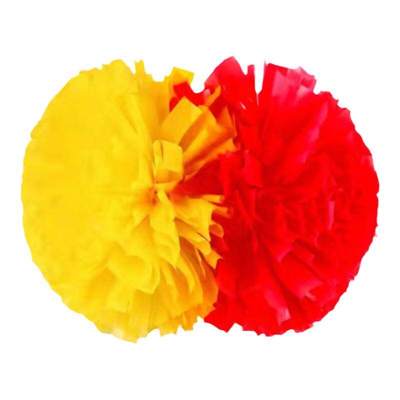 玖迈德啦啦操花球双色花球手柄款