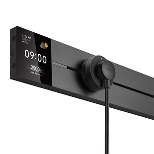 公牛智能轨道插座防过载保护厨房餐边柜移动导轨道明装插座插排