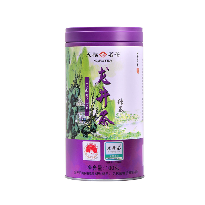 天福茗茶浙江龙井明前绿茶