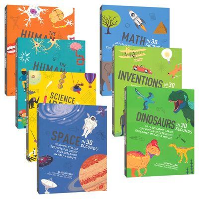 STEM in 30 Seconds Dinosaurs 30秒解锁STEM奥秘 科学数学人体大脑发明太空恐龙 儿童百科科普读物 英文原版进口图书