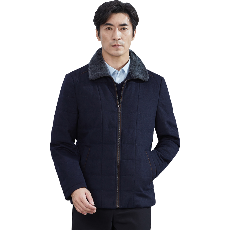 红都秋冬商务男士棉服